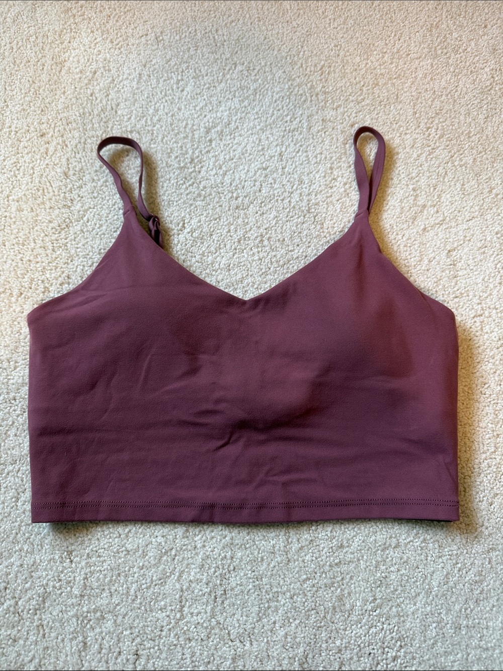 Athleta Dark Pink Tank With Built in Support